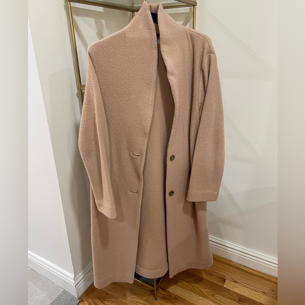 Aritzia camel long coat (Size Small)